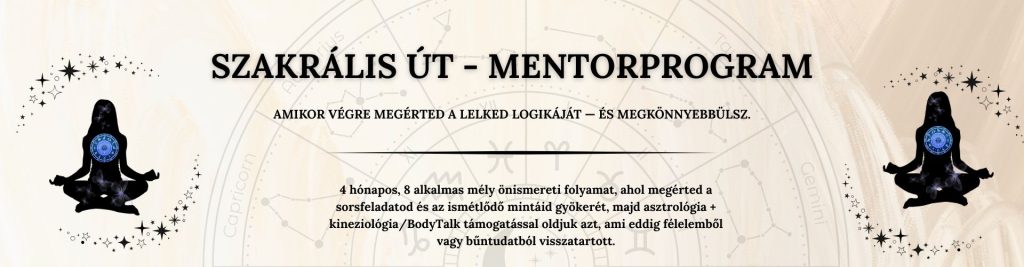 Szakrális út - mentorprogram